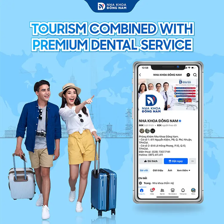 tourism combined with premium dental service